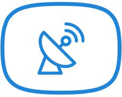 Icône sans antenne parabolique
