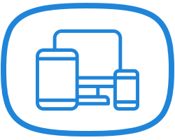 Icône compatibilité multi-appareils